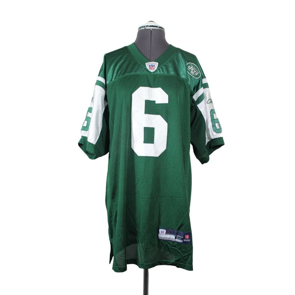 Reebok NFL Equipment men's #6 Sanchez NY‎ Jets football mesh jersey shirt 52